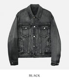 Desub washed denim trucker jacket