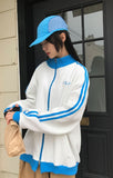 WAFFLE TRACK ZIP-UP