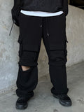 Multi Cargo Zipper Sweatpants