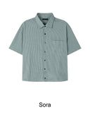 Luper crop check shirt