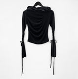 Onne Strap Shirring Hoodie