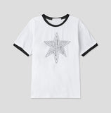 Fourid Star Ringer Short Sleeve T-shirt