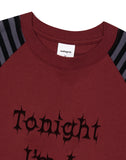 ROCK STAR RAGLAN STRIPE LS TEE