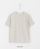 Shotani Color Basic Crop Short Sleeve Tee