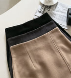 Rimel Wool Tulip Mini Skirt