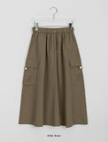 Shabaka Banding Deering Nylon Cargo Long Skirt