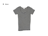 Solid Stripe Short Sleeve T-Shirt