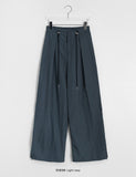 Rubets Pintuck Banding Wide Pants