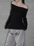 Batz cut-off off-shoulder top