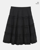Hanyu Frill Midi Skirt