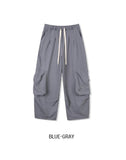 Leto Zipper Pocket Brushed Sweat Cargo Pants