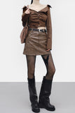 Beuanneu Suede Shoulder Crossbody Bag