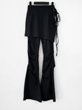 Sahel Two-Way Shirring Skirt Pants