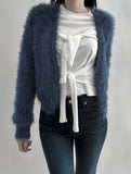 Papi Fur Bolero Cardigan