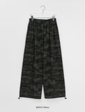 [BAONHAUS] Gihu Vintage Military Banding Wide Pants