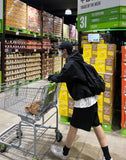 Summer barfice side banding wind hood jacket