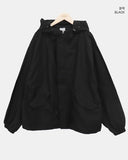 Rogen Hooded String Two-Way Field Jacket