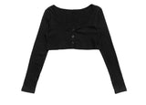 Taya Layered Sleeveless Cardigan Set