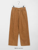 Cellon corduroy wide pants