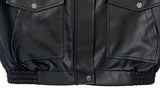 [MADE] Beer Pocket Boxy Leather Collar Jacket