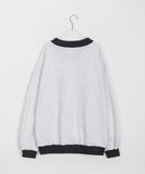 Kohiri Lettering Color Matching Sweatshirt
