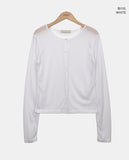 Huben Ribbed Long Sleeve Cardigan
