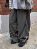 [Unisex] Fileden Track Nylon Banding Wide Pants