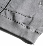 Overround heavyweight hoodie zip-up