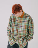 Mocha Balloon Check Shirt