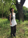 Moon Moon Pintuck D-Ring Cotton Week Pants