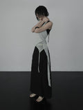Elmic Printed Halter Sleeveless Top