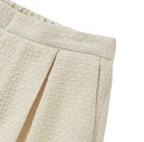 Bound Tweed Banded Bermuda Pants