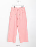 Carshaton Size Strap Cotton Wide Pants