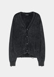 DAMAGE COLOUR DYE CARDIGAN