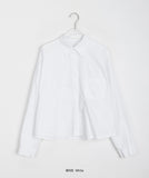 Yonin Crop Cotton Shirt