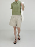 Andy Minimal Cropped Shirt