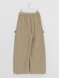 Kitpana Banding Cargo Brushed Corduroy Pants