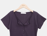 Muro Button Short Sleeve T-shirt