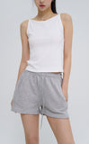 [U-BASIC] Pose Scene Ribbed Sleeveless
