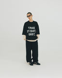 [AG] Slogan Layered Long Sleeve