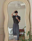 Day Deep Pintuck Banding Wide Slacks