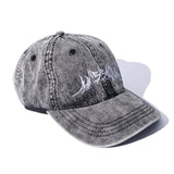 MASSMETAL LOGO WASHED DYING BALL CAP
