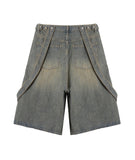 Rich Strap Bijou Bermuda Denim