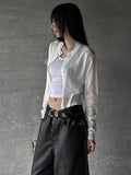 Basic see-through cardigan