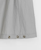 [unisex] Ilkoro Snap Button Nylon Banding Bermuda Pants