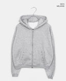 Makin Stud Two-Way Brushed Hood Zip-Up