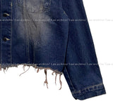 Brion crop cut denim jacket
