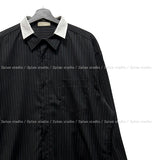 Ille Stripe Color Matching Shirt