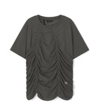 [LAN ARCHIVE] Front Shirring Short Sleeve T-Shirt