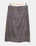 Jubel Flower Chiffon Midi Skirt